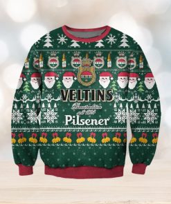 3D All Over Print Veltins Pilsener Beer Ugly Christmas Sweater Perfect Holiday Gift