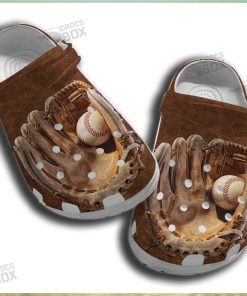 3D Baseball Ball And Gloves Player Crocs For Batter