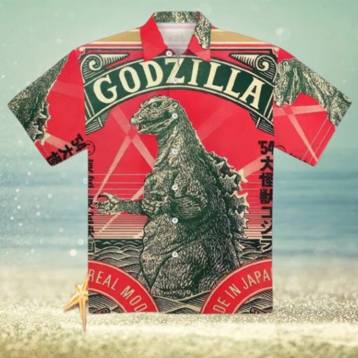 3D King Of Monster Toho Godzilla Hawaiian Shirt