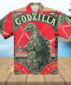 3D King Of Monster Toho Godzilla Hawaiian Shirt