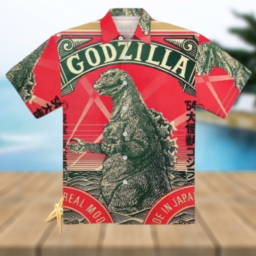 3D King Of Monster Toho Godzilla Hawaiian Shirt