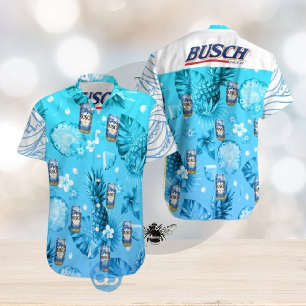 3D LitmusBusch Light Bud Light Blue For Beer Lover Hawaiian Shirt 3D LitmusBusch Light Bud Light Blue For Beer Lover Hawaiian Shirt