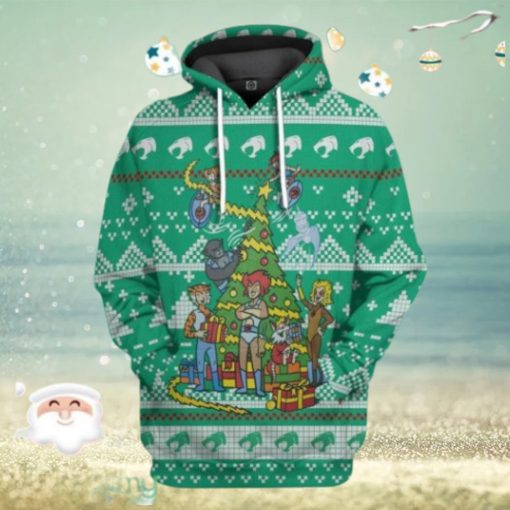 3D Santa Christmas Hoodie 3D All Over Print