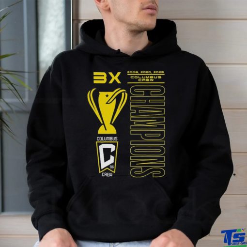 3x 2008 2020 2023 Columbus Crew Champions t shirt