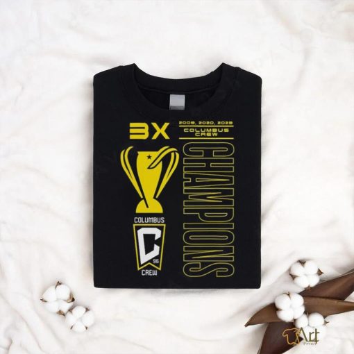3x 2008 2020 2023 Columbus Crew Champions t shirt