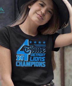 4 Time NFC Division Championships Champions Detroit Lions shirt