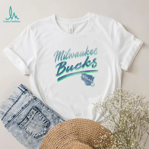 ’47 Brand Women’s 2023 24 City Edition Milwaukee Bucks Frankie T Shirt