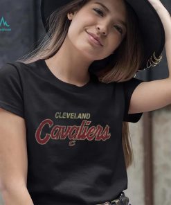'47 Men's Cleveland Cavaliers Black Crosstown Script Franklin T Shirt