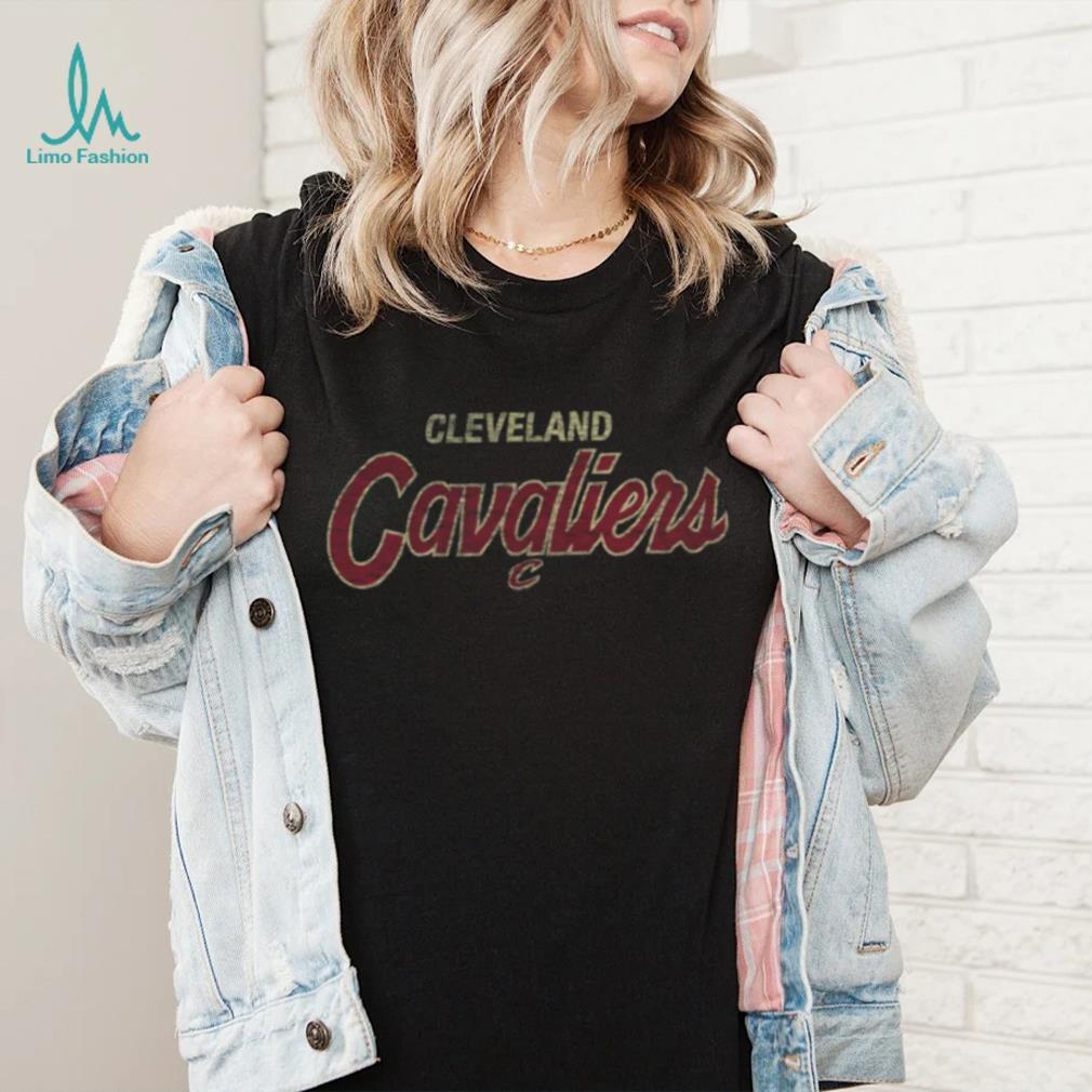 ’47 Men’s Cleveland Cavaliers Black Crosstown Script Franklin T Shirt ’47 Men’s Cleveland Cavaliers Black Crosstown Script Franklin T Shirt