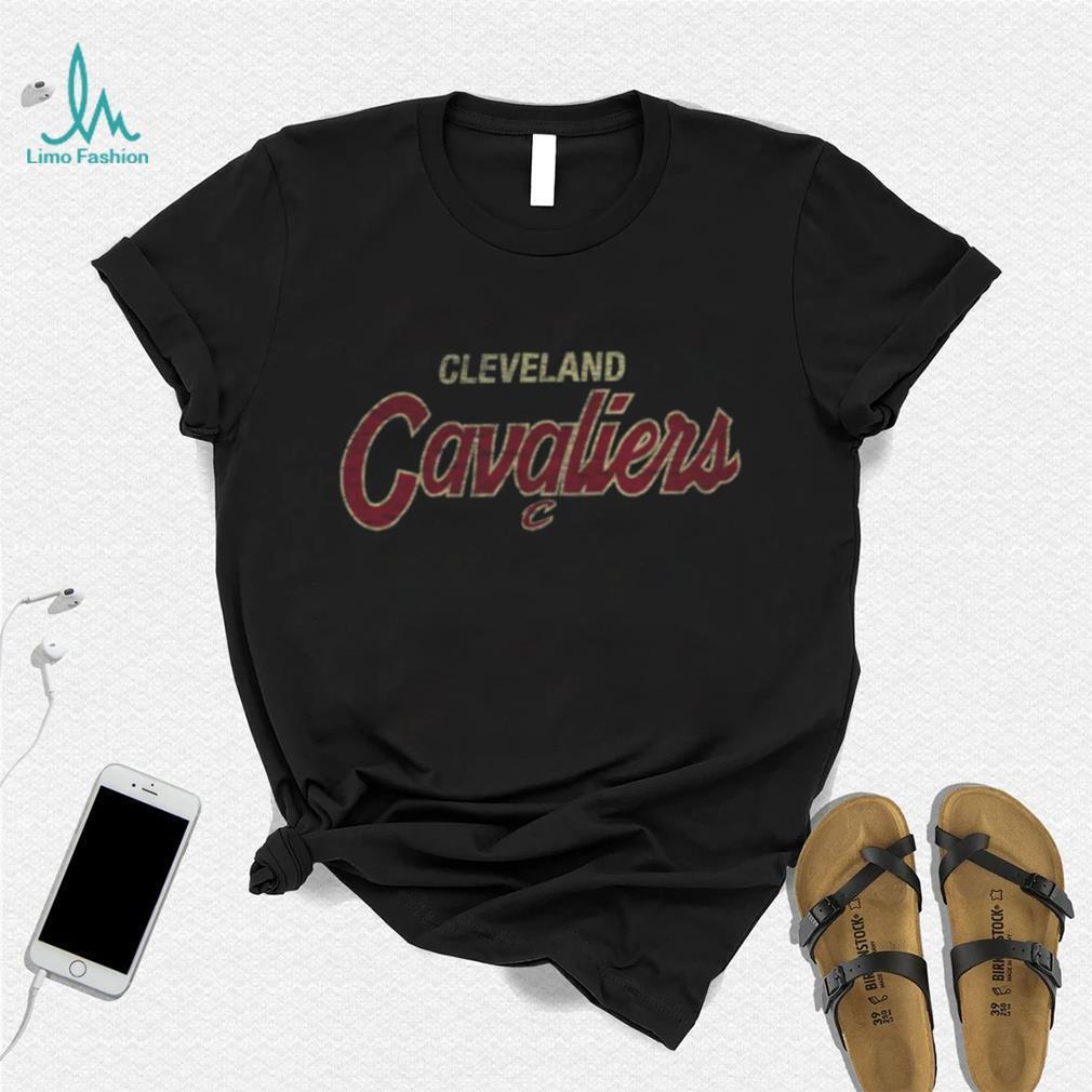 ’47 Men’s Cleveland Cavaliers Black Crosstown Script Franklin T Shirt ’47 Men’s Cleveland Cavaliers Black Crosstown Script Franklin T Shirt