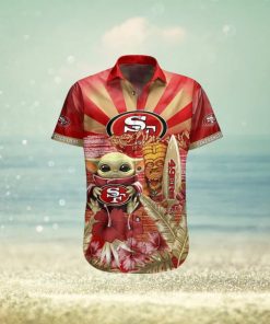 49Ers Baby Yoda Star Wars Beach Summer Hawaiian Shirt Full Over Print