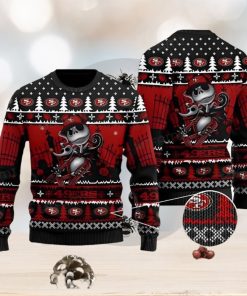 49ers Christmas Sweater Jack Skellington Zero San Francisco 49ers Gift