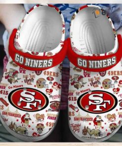 49ers Go Niners Christmas Clogs