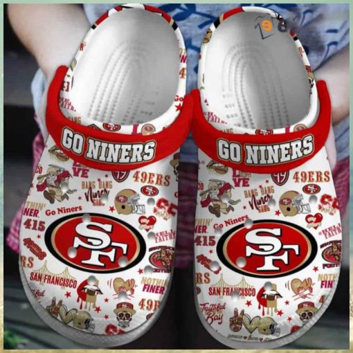 49ers Go Niners Christmas Clogs