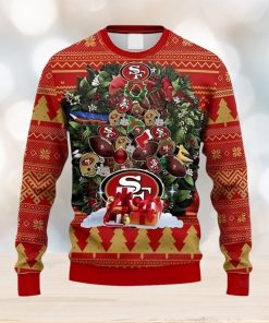 49ers Ugly Sweater Christmas Tree San Francisco 49ers Gift