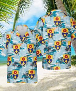 49th Military Police Brigade California Summer Beach Gift 3D Hawaiian Shirt