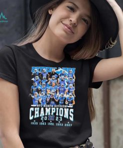 5 Time NFC North Division Champions Detroit Lions Football Team Shirt