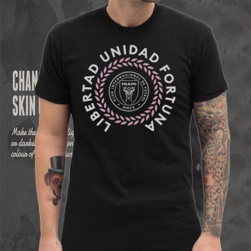 500 Level Adult Inter Miami CF Emblem Black T Shirt
