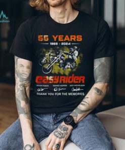 55 Years 1969 – 2024 Easy Rider Thank You For The Memories T Shirt