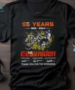 55 Years 1969 – 2024 Easy Rider Thank You For The Memories T Shirt