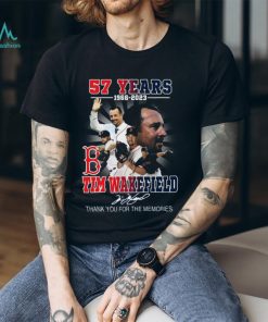 57 Years 1966 – 2023 Tim Wakefield Thank You For The Memories T Shirt