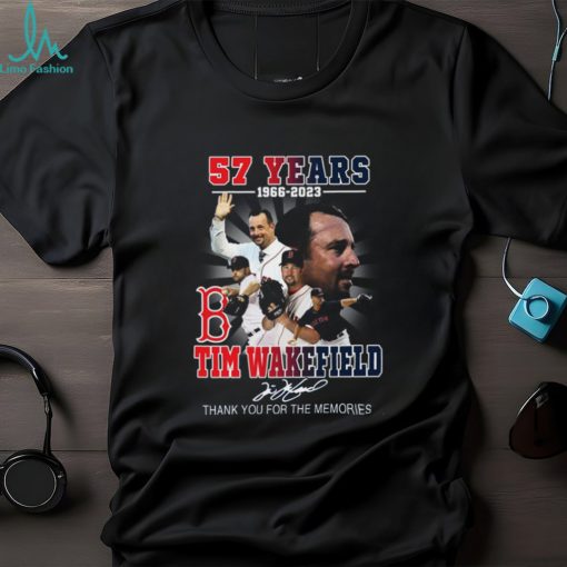 57 Years 1966 – 2023 Tim Wakefield Thank You For The Memories T Shirt
