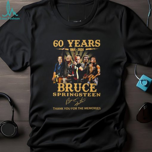 60 Years 1964 – 2024 Bruce Springsteen Thank You For The Memories T Shirt