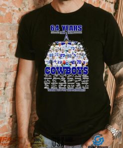64 years 1960 2024 Cowboys thank you for the memories shirt