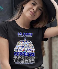 64 years 1960 2024 Cowboys thank you for the memories shirt