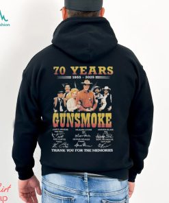 70 Years 1955 2025 Gunsmoke Thank You For The Memories T Shirt