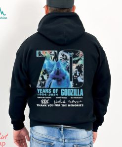70 Years Of 1954 2024 Godzilla Thank You For The Memories T Shirt