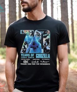 70 Years Of 1954 2024 Godzilla Thank You For The Memories T Shirt