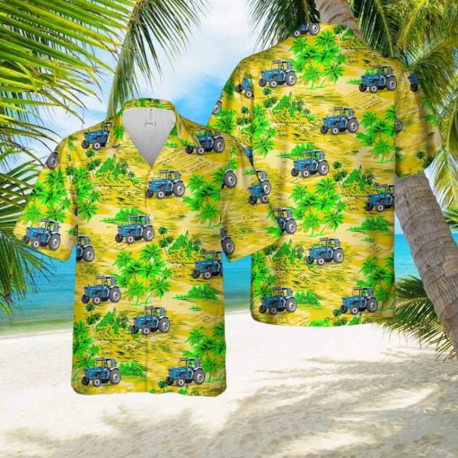 70s era Ford 3000 tractor Hawaiian Shirt Gift Holidays