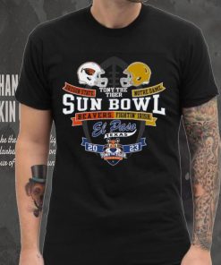 84 Black Oregon State Beavers vs. Notre Dame Fighting Irish 2023 Sun Bowl T Shirt