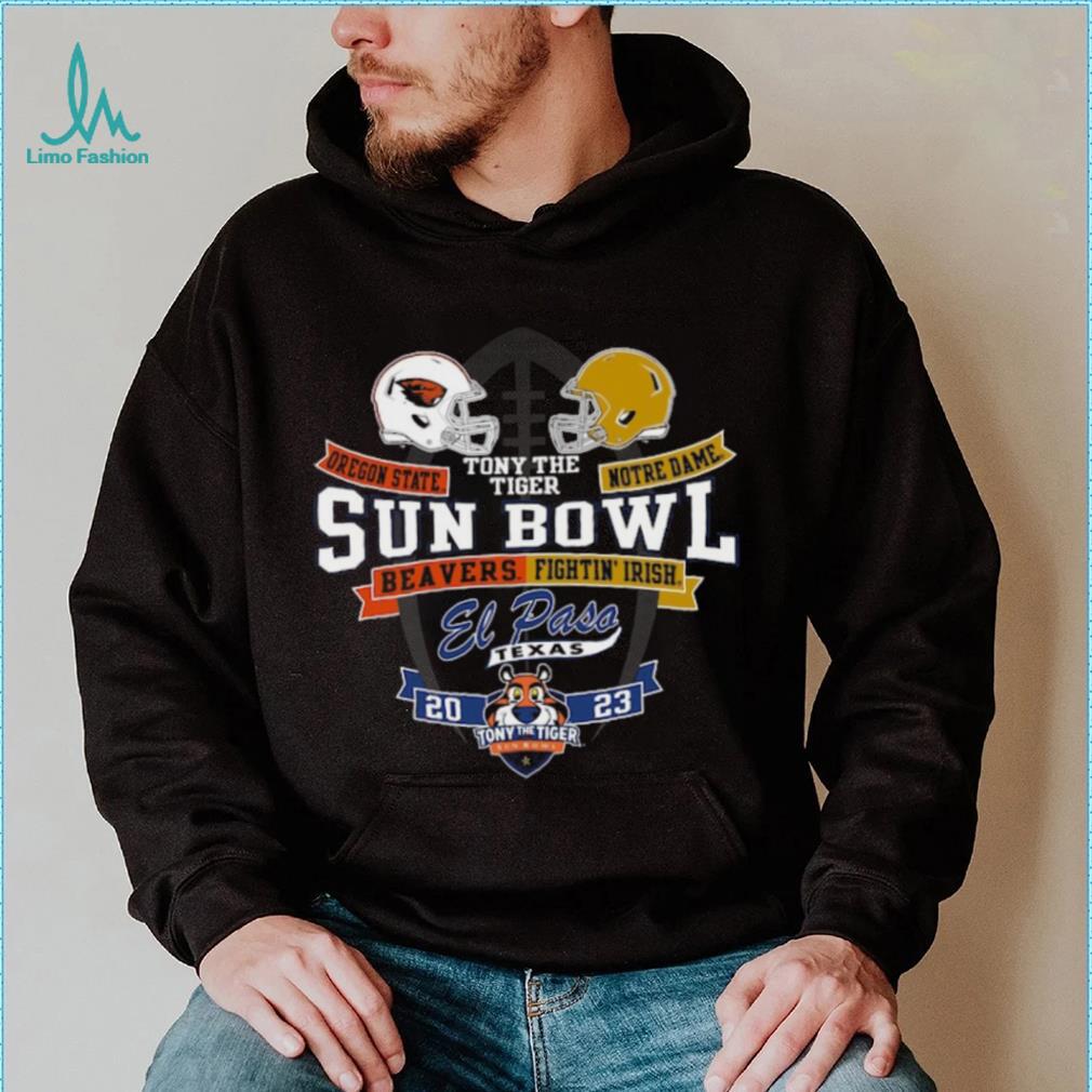 84 Black Oregon State Beavers vs. Notre Dame Fighting Irish 2023 Sun Bowl T Shirt 84 Black Oregon State Beavers vs. Notre Dame Fighting Irish 2023 Sun Bowl T Shirt