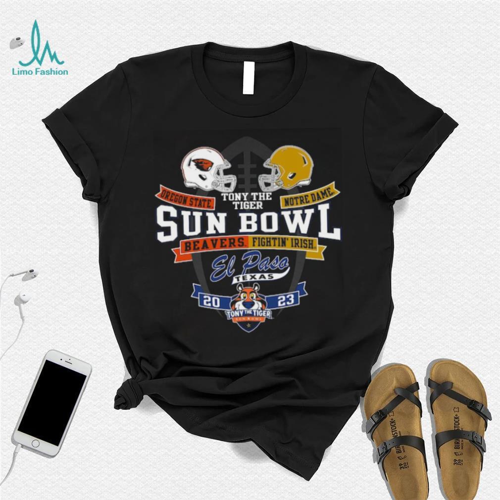 84 Black Oregon State Beavers vs. Notre Dame Fighting Irish 2023 Sun Bowl T Shirt 84 Black Oregon State Beavers vs. Notre Dame Fighting Irish 2023 Sun Bowl T Shirt