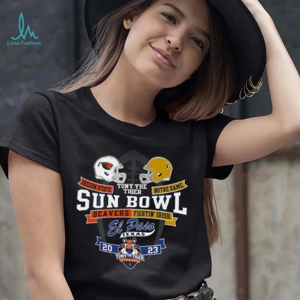 84 Black Oregon State Beavers vs. Notre Dame Fighting Irish 2023 Sun Bowl T Shirt 84 Black Oregon State Beavers vs. Notre Dame Fighting Irish 2023 Sun Bowl T Shirt