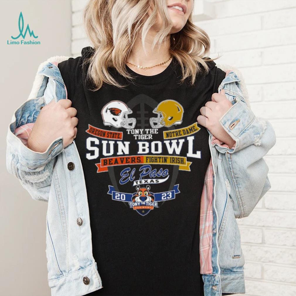 84 Black Oregon State Beavers vs. Notre Dame Fighting Irish 2023 Sun Bowl T Shirt 84 Black Oregon State Beavers vs. Notre Dame Fighting Irish 2023 Sun Bowl T Shirt