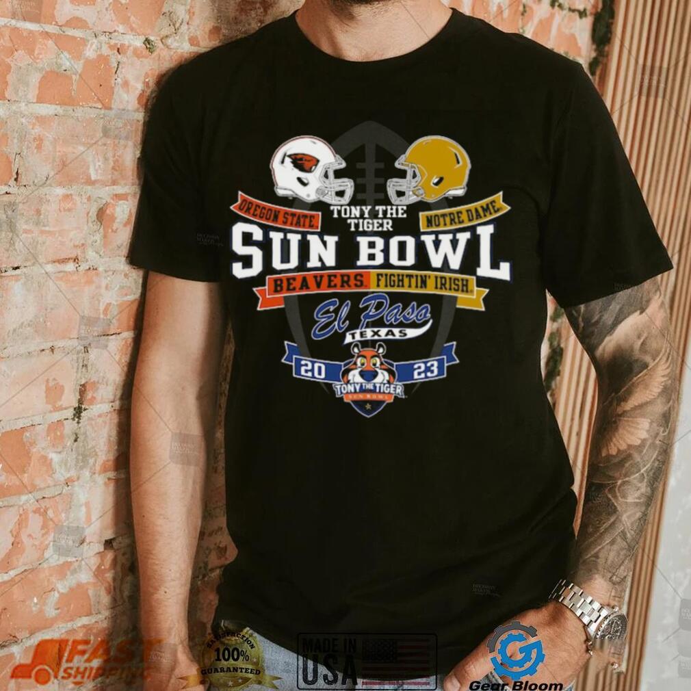 84 Black Oregon State Beavers vs. Notre Dame Fighting Irish 2023 Sun Bowl T Shirt 84 Black Oregon State Beavers vs. Notre Dame Fighting Irish 2023 Sun Bowl T Shirt