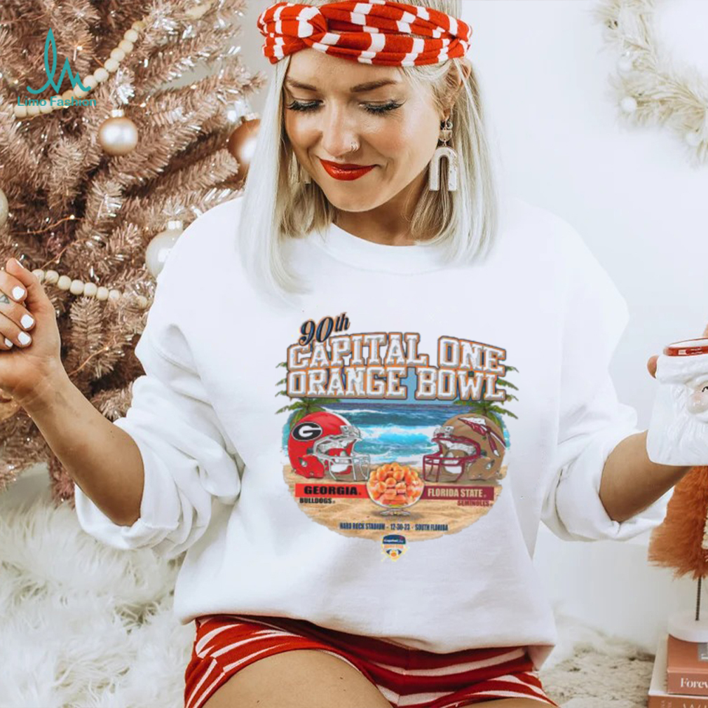 90th Capital One Orange Bowl Georgia Bulldogs vs Florida State Seminoles 2023 Matchup shirt 90th Capital One Orange Bowl Georgia Bulldogs vs Florida State Seminoles 2023 Matchup shirt