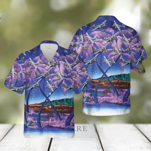 A 26 Invader US Air Force Summer Beach Gift 3D Hawaiian Shirt