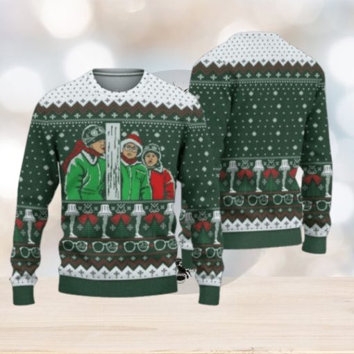 A Xmas Story Triple Dog Movie Ugly Christmas Sweater