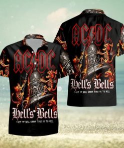 ACDC Music Lover I Got My Bell Gonna Take Ya To Hell ACDC Hawaiian Shirt