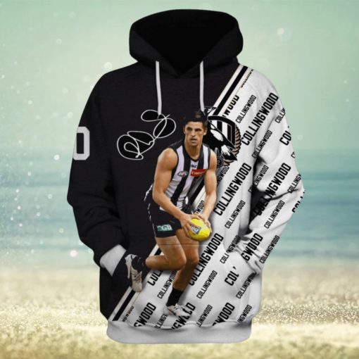AFL Collingwood Magpies Scott Pendlebury #10 Pullover Hoodie Ver 1