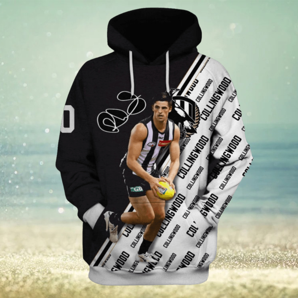 AFL Collingwood Magpies Scott Pendlebury #10 Pullover Hoodie Ver 1 AFL Collingwood Magpies Scott Pendlebury #10 Pullover Hoodie Ver 1
