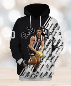 AFL Collingwood Magpies Scott Pendlebury #10 Pullover Hoodie Ver 1