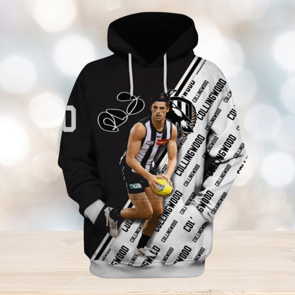 AFL Collingwood Magpies Scott Pendlebury #10 Pullover Hoodie Ver 1 AFL Collingwood Magpies Scott Pendlebury #10 Pullover Hoodie Ver 1