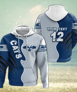 AFL Geelong Cats Custom Name Number Indigenous Pullover Hoodie