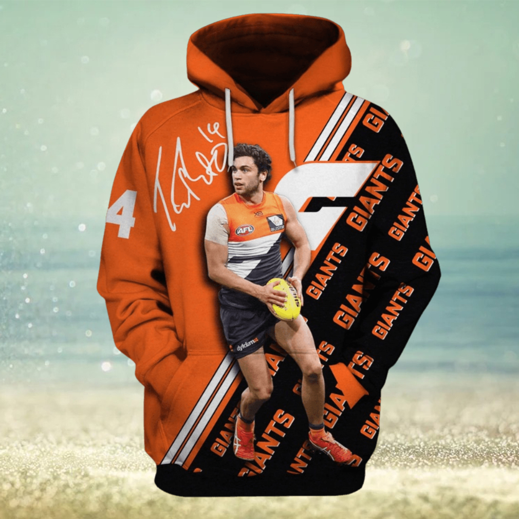 AFL Greater Western Sydney Giants Tim Taranto No 14 Pullover Hoodie AFL Greater Western Sydney Giants Tim Taranto No 14 Pullover Hoodie