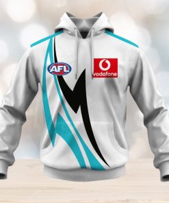 AFL Port Adelaide Custom Name Number 2009 Clash Guernsey Pullover Hoodie